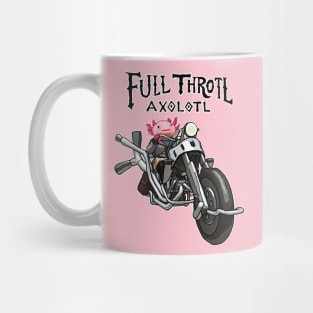 Full Throttle Axolotl on Motorcycle Mug